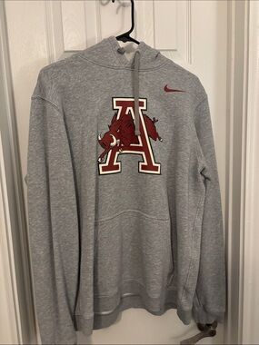 Nike Arkansas Razorback Hoodie Size Large